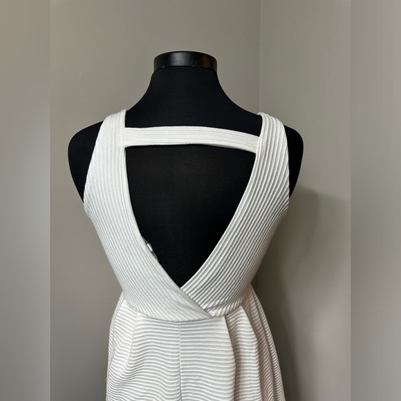 Charlotte Russe White Fit & Flare Dress in Size Medium - Picture 5 of 6